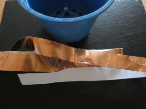 Kupferband und Töpfchen